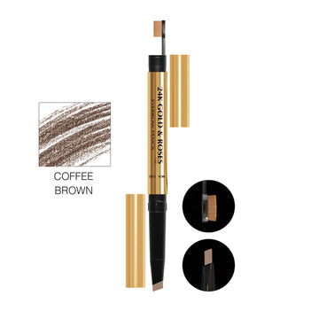 BBA By Suleman - 24K Gold & Roses V.02 Eyebrow pencil - Chocolate Brown